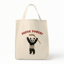 Panda Power Hockey Bear Bag