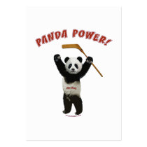 Panda Power Hockey Bear