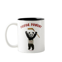 Panda Power Hockey Bear