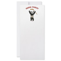 Panda Power Hockey Bear rack cards by HappyDoggies Panda Power Hockey Bear rack cards