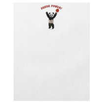 Panda Power Ping Pong Personalized Flyer