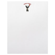 Panda Power Ping Pong Letterhead Template