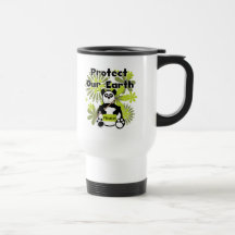 Panda Protect Our Earth T-shirts and Gifts Coffee Mugs