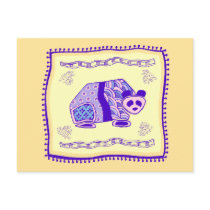 Panda Quilt postcards