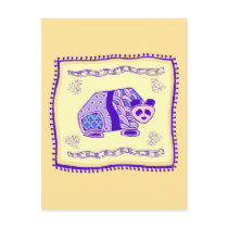 Panda Quilt postcards