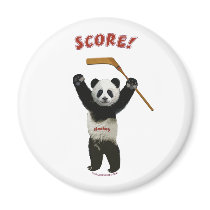 Panda Score Hockey Bear