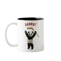 Panda Score Hockey Bear Coffee Mug