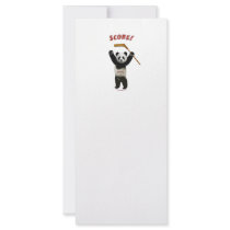 Panda Score Hockey Bear Rack Cards