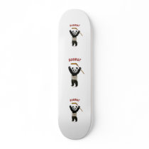 Panda Score Hockey Bear Skate Board Deck