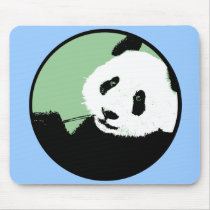panda. seagreen circle. mousepads by asyrum panda. seagreen circle. mousepads