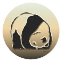 PANDA series stickers