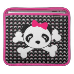 Panda Skull & Crossbones IPad Sleeve
