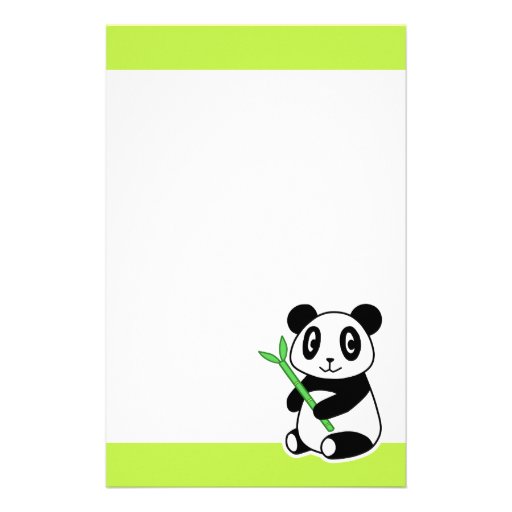 Panda Stationery Zazzle