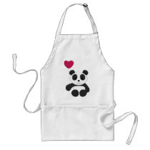 Panda Valentine Apron