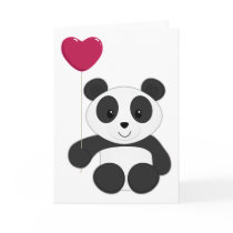 Panda Valentine Cards
