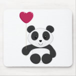 Panda Valentine Mouse Mat