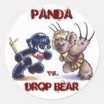 Panda vs Drop Bear Stickers