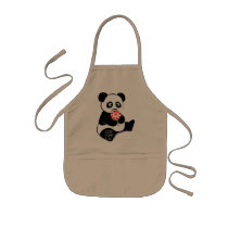 Panda with lollipop aprons