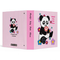 Panda with lollipop binders by JellyRollDesigns Panda with lollipop binders