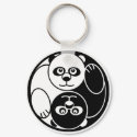 Panda Yin Yang keychains by magarmor Panda Yin Yang keychains