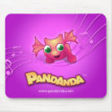 Pandanda Pink Dragon Mousepad