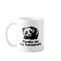 Pandas ate my homework coffee mugs