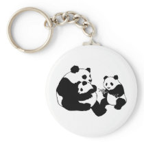 Pandas Key Chain