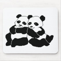 Pandas mousepads by fstasu Pandas mousepads