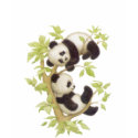 Pandas Playing in a Tree t-shirts