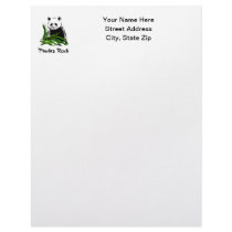 Pandas Rock Custom Letterhead
