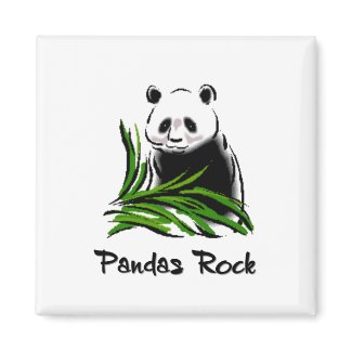Pandas Rock magnet