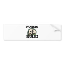 PANDAS Rule! bumper stickers