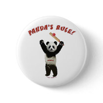 Pandas Rule Cricket Button