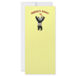 Pandas Rule Cricket rack cards