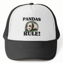 PANDAS Rule! hats by AnimalShirts PANDAS Rule! hats