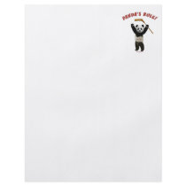 Panda's Rule Hockey Bear flyers by HappyDoggies Panda's Rule Hockey Bear flyers