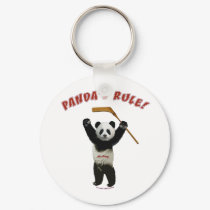 Panda's Rule Hockey Bear