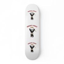 Panda's Rule Hockey Bear skateboards by HappyDoggies Panda's Rule Hockey Bear skateboards