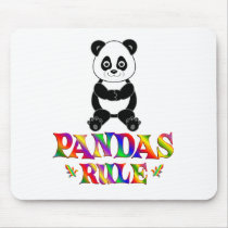 Pandas Rule mousepads