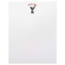 Panda's Rule Ping Pong Customized Letterhead