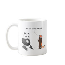 Pandas: So Not Related Mug