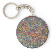 "pandemonium"by Barb Forristall of artofbarb Key Chains