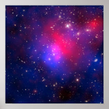 Pandora's Cluster - Abell 2744 Galaxies Poster