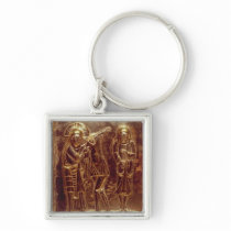 Panel from a reliquary key chains