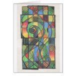 Panel III Greeting Card