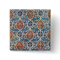 Panel of Isnik earthenware tiles Button
