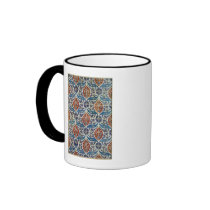 Panel of Isnik earthenware tiles Coffee Mug
