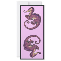 Pangolin dragon giant bookmarks rack cards