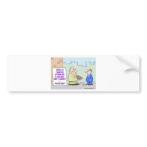 panhandler murder commit bumper sticker