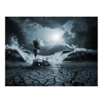 Panic Attack or Anxiety PTSD, surreal poster print